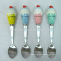 Handpainted ice cream scoop with resin material